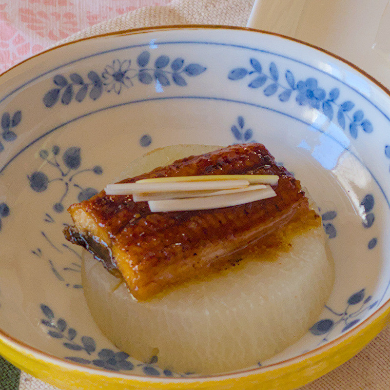 Ms. Merci's cooking class｜3．3．125 Daikon Radish topped with eel｜NOVEL DAYS