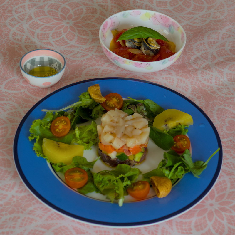 Ms. Merci's cooking class｜3．3．105 Seafood tartare （魚介のタルタル）｜NOVEL DAYS