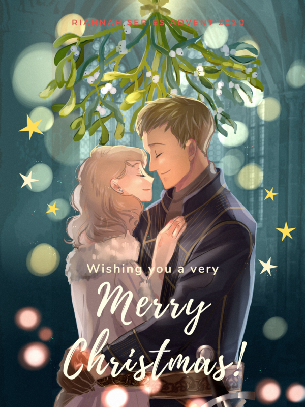 イラスト集 スターズ アンド ドラゴンズ リアナシリーズ クリスマスカード ヤドリギの下のふたり Novel Days